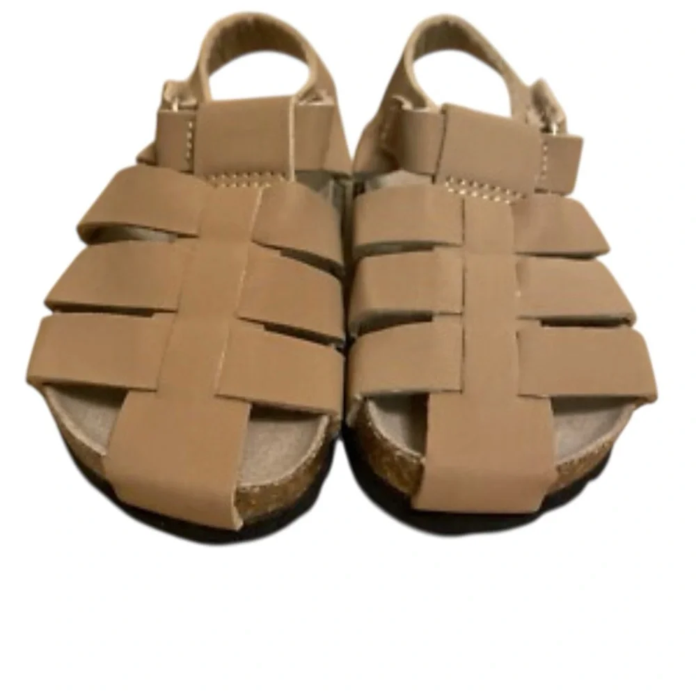NWT Lucky Brand Kids Tan Wild Sandals 7